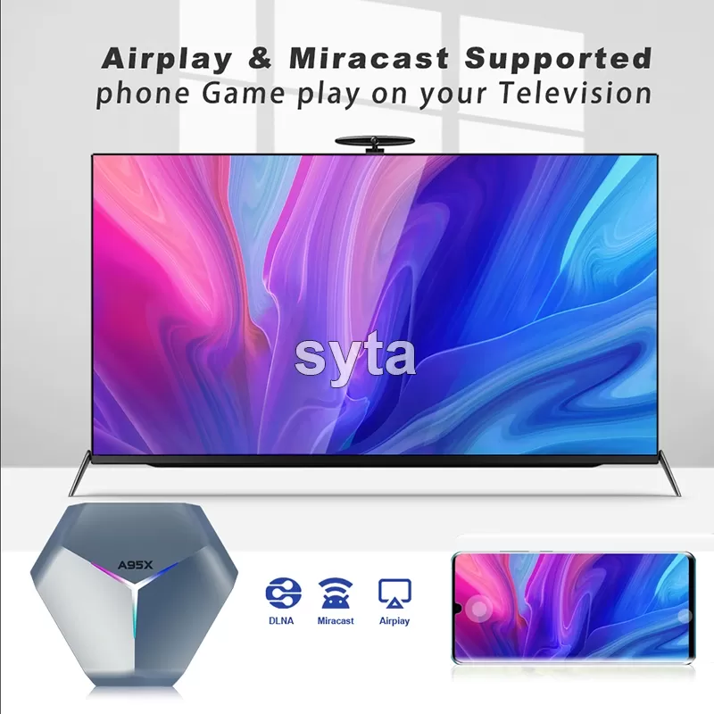 SYTA TV Box Android 10.0 A95X F4 Smart Set Top Box Amlogic S905X4 SYTA TV Box Android 10.0 A95X F4 Smart Set Top Box Amlogic S905X4