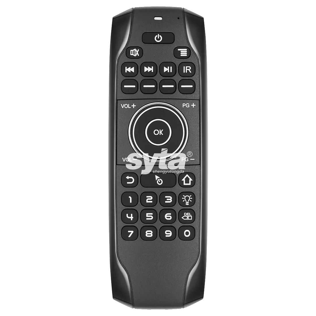 SYTA G7BTS Air Mouse Wireless Remote Control IR Learning Backlit Voice