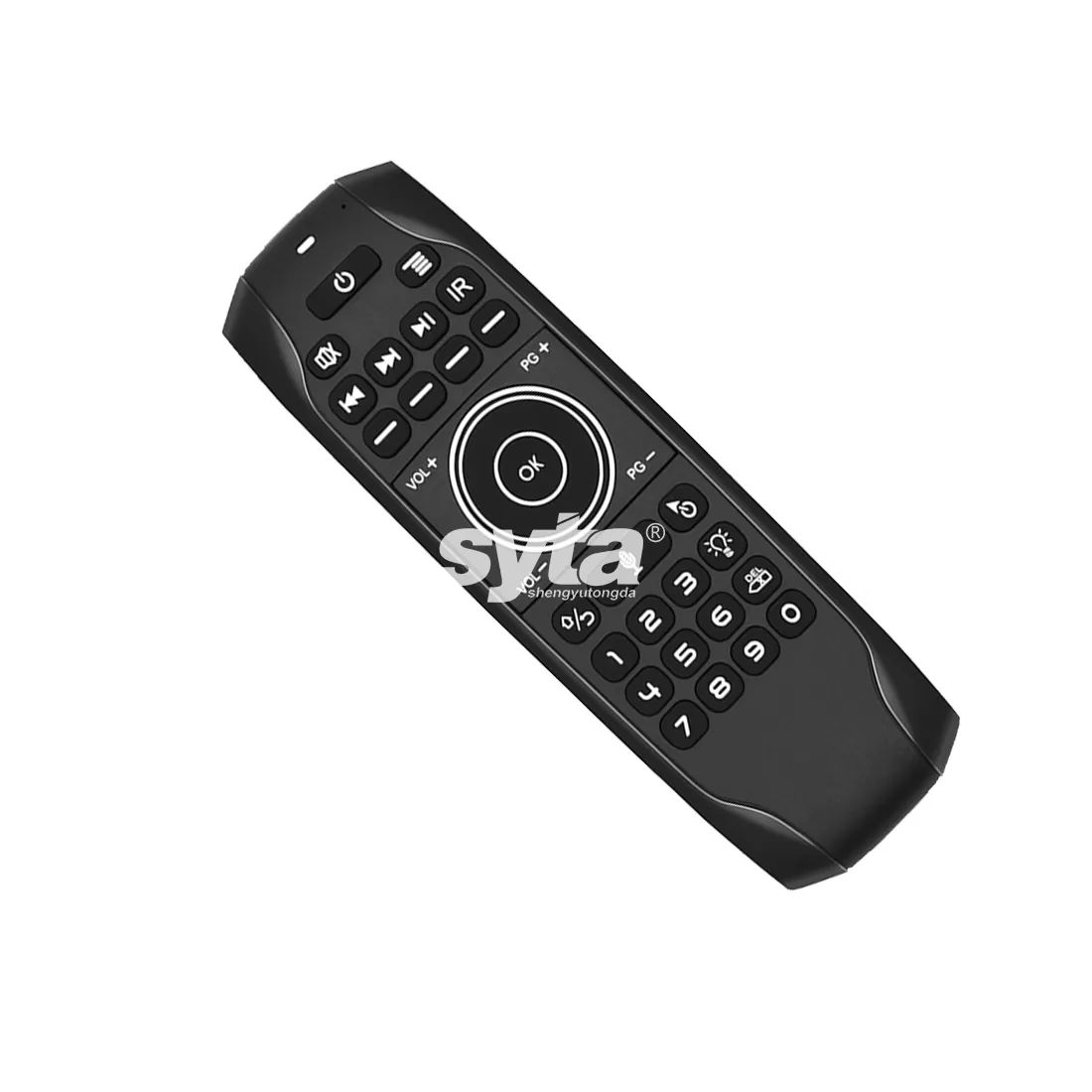 SYTA G7R Pro Air Mouse 2.4GHz Wireless Remote Control Air Mouse IR Learning Backlit Voice