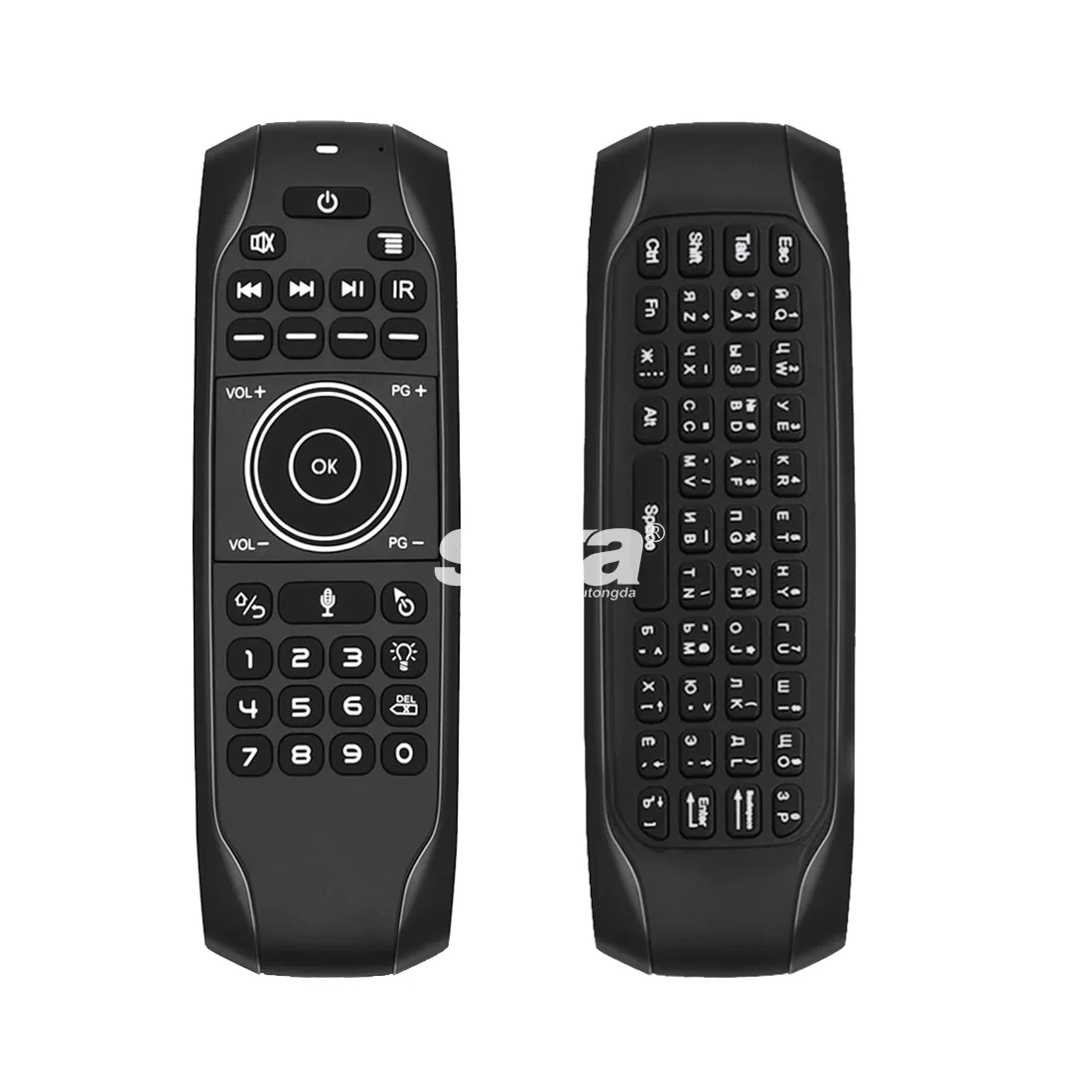 SYTA G7R Pro Wireless Remote Control Air Mouse IR Learning Backlit Voice