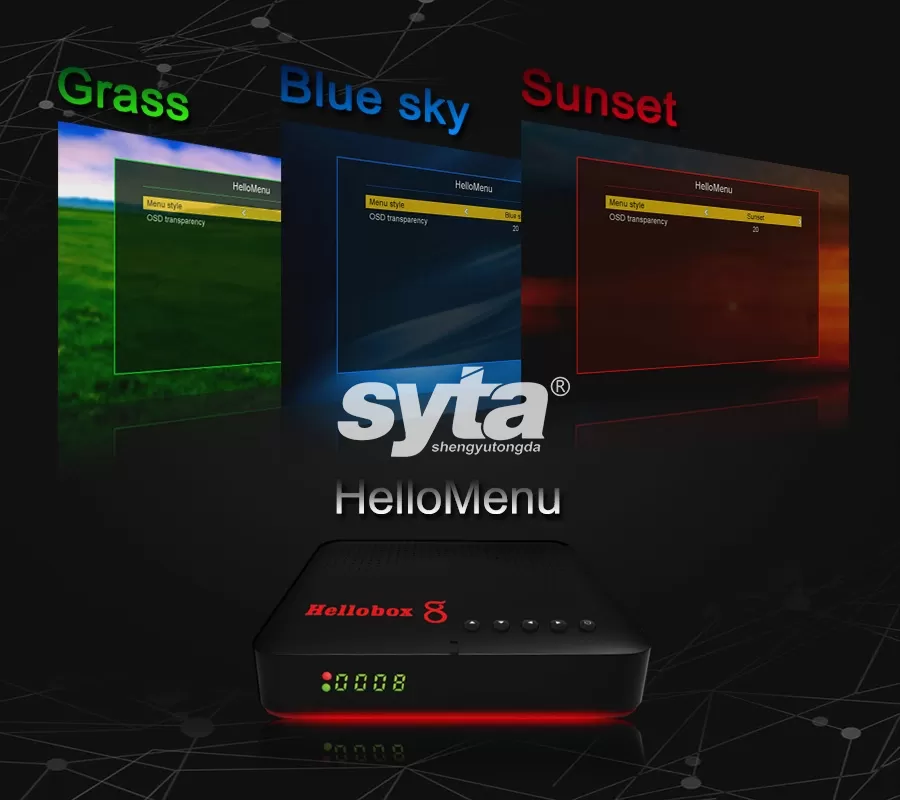 SYTA DVB-S2 S2X T2 Full HD 1080 HEVC TV Encoder Digital TV Antenna Designed