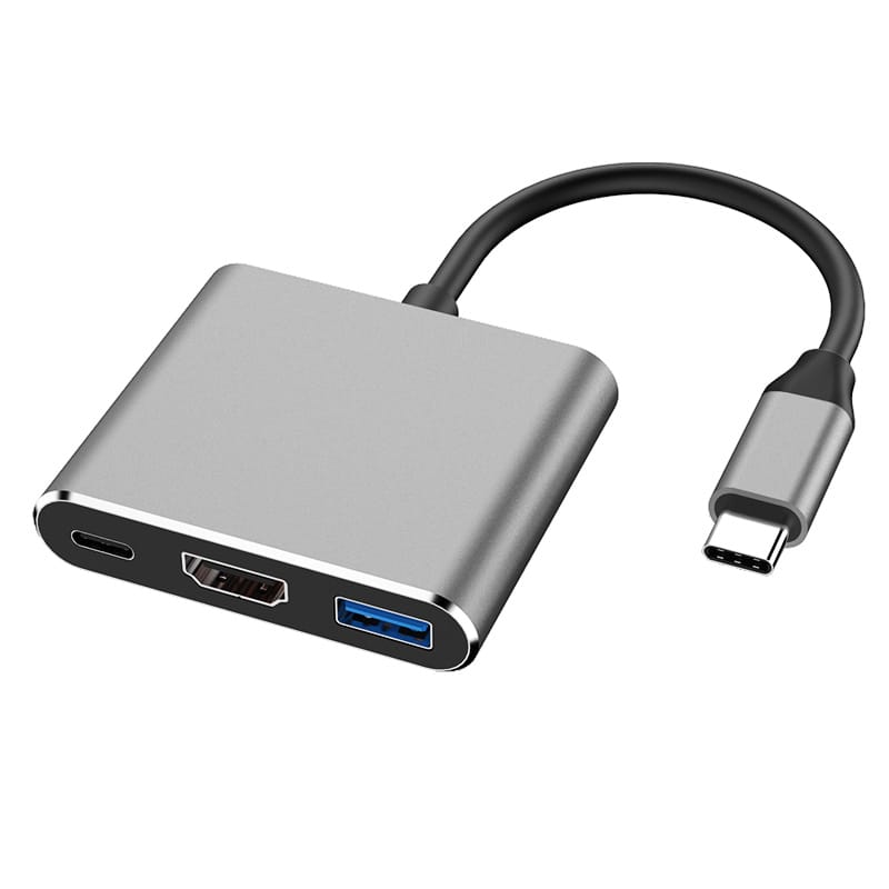 3 in 1 Type-C TO HDMI+PD+USB3.0