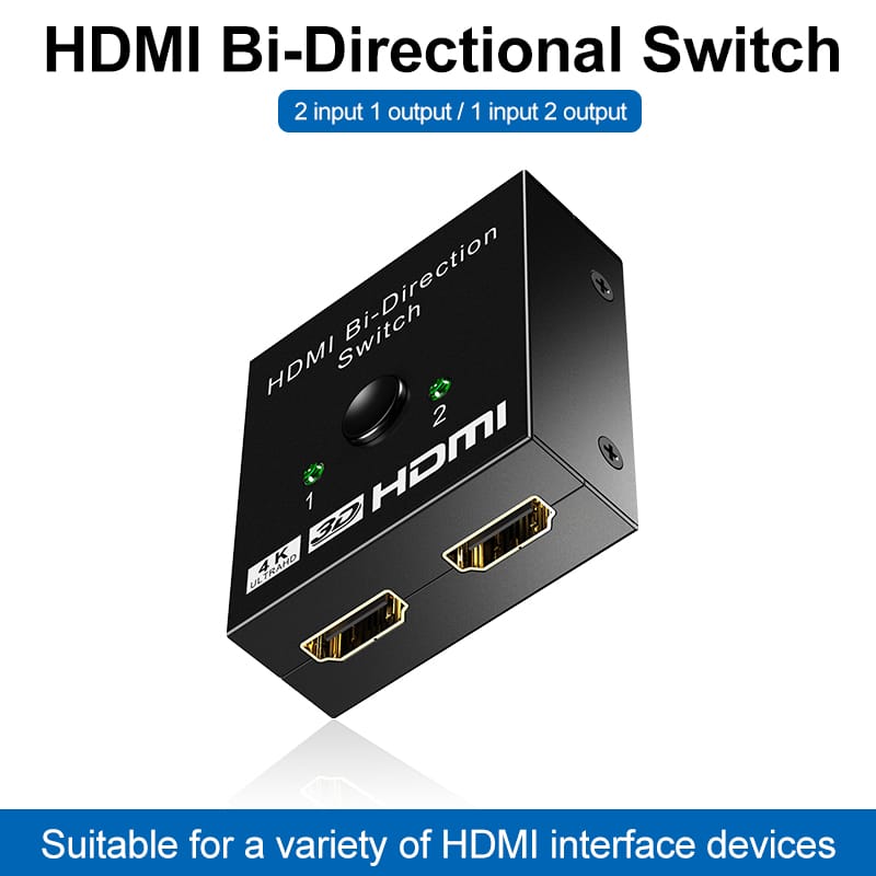 Two-way smart HDMI2.0 splitter switcher