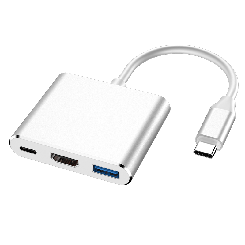 3 in 1 Type-C TO HDMI+PD+USB3.0