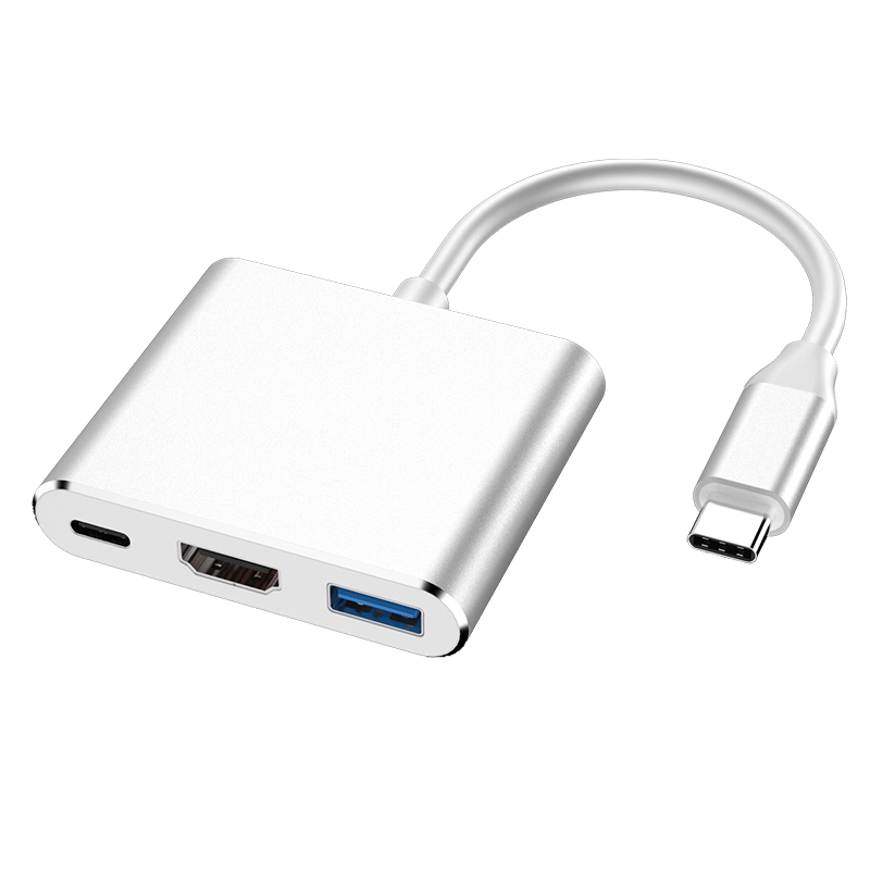 3 in 1 Type-C TO HDMI+PD+USB3.0