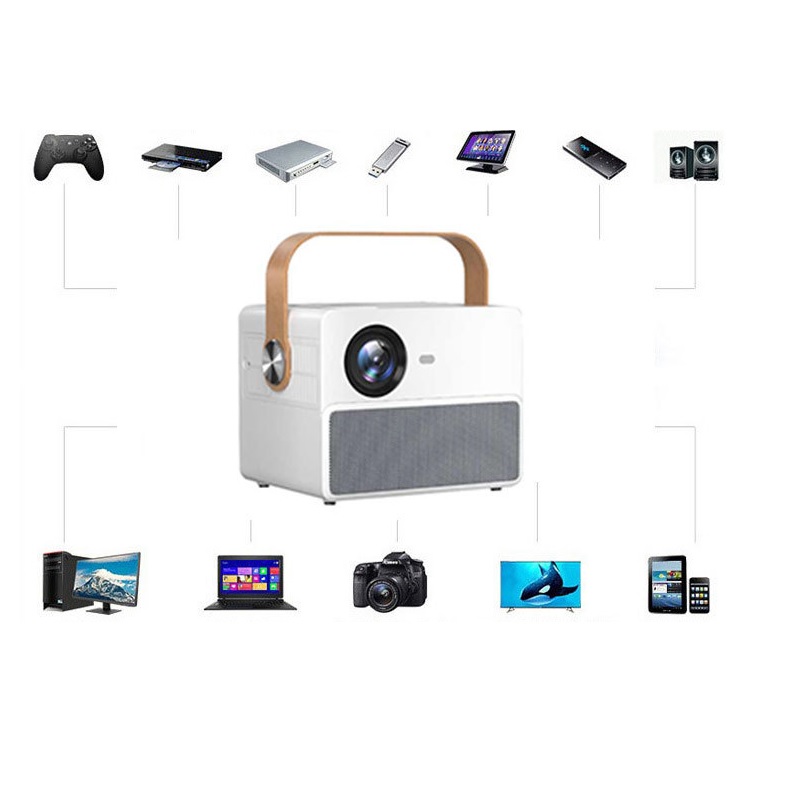 Fashion design 4 inch LCD 1080P home cinema projector LP05