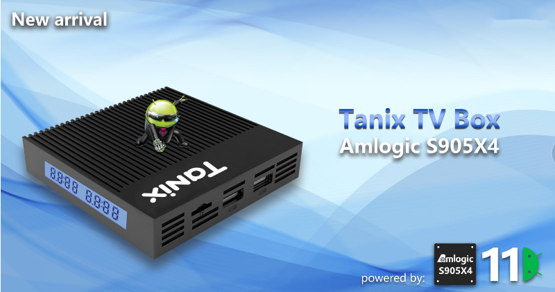 New arrival Tanix X4 Android TV box