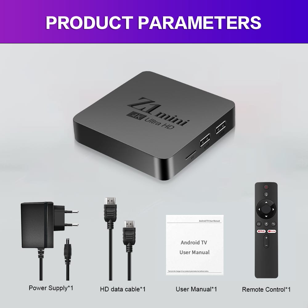 Syta Z1 Mini Best 2GB 8GB Google Media Player BT Remote Atv Interface Accept Oem Design Android Smart TV Box