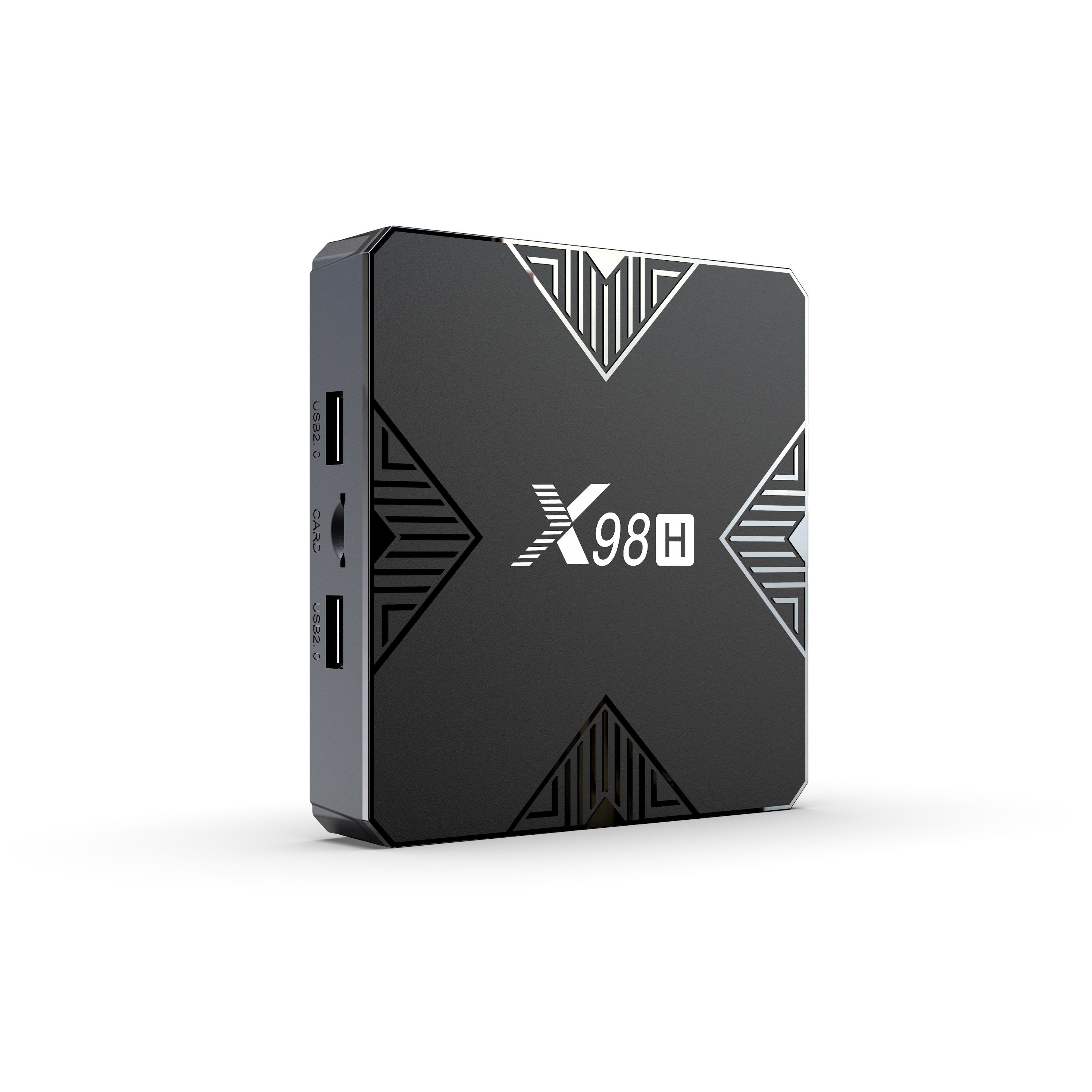 X96 X98H  Android 12.0 Wifi 5G 4k H.265 Allwinner H618 Chipset BT5.0 Android Smart TV Cable TV Box