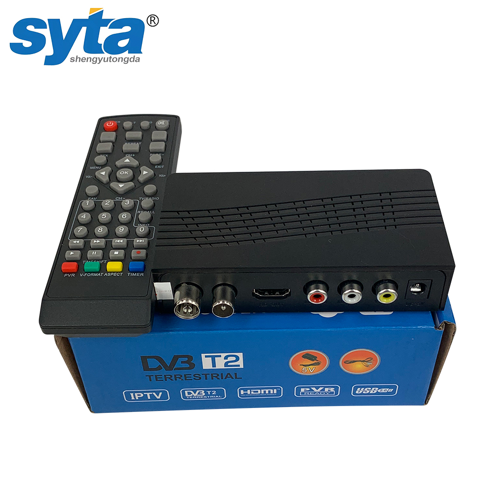 Syta Quality 115mm H.265 High Definition 1080P DVB-T2  TV Decoder Receiver Set Top Box