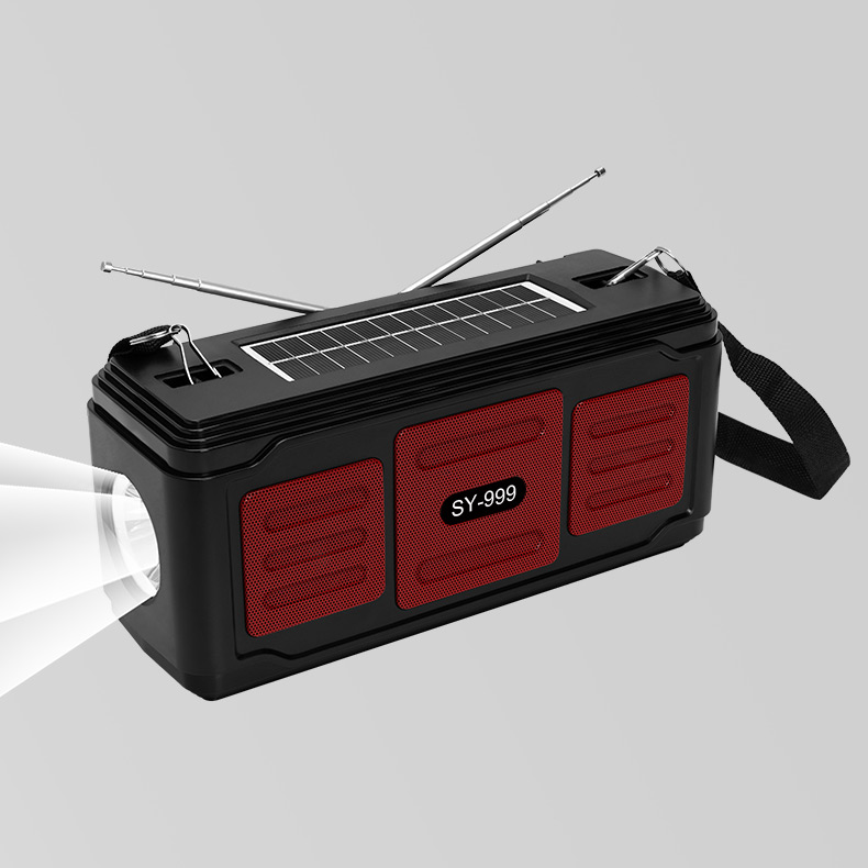 SYTA SY-999 Solar Bluetooth 5.1 Speaker 78W TF Card Speaker