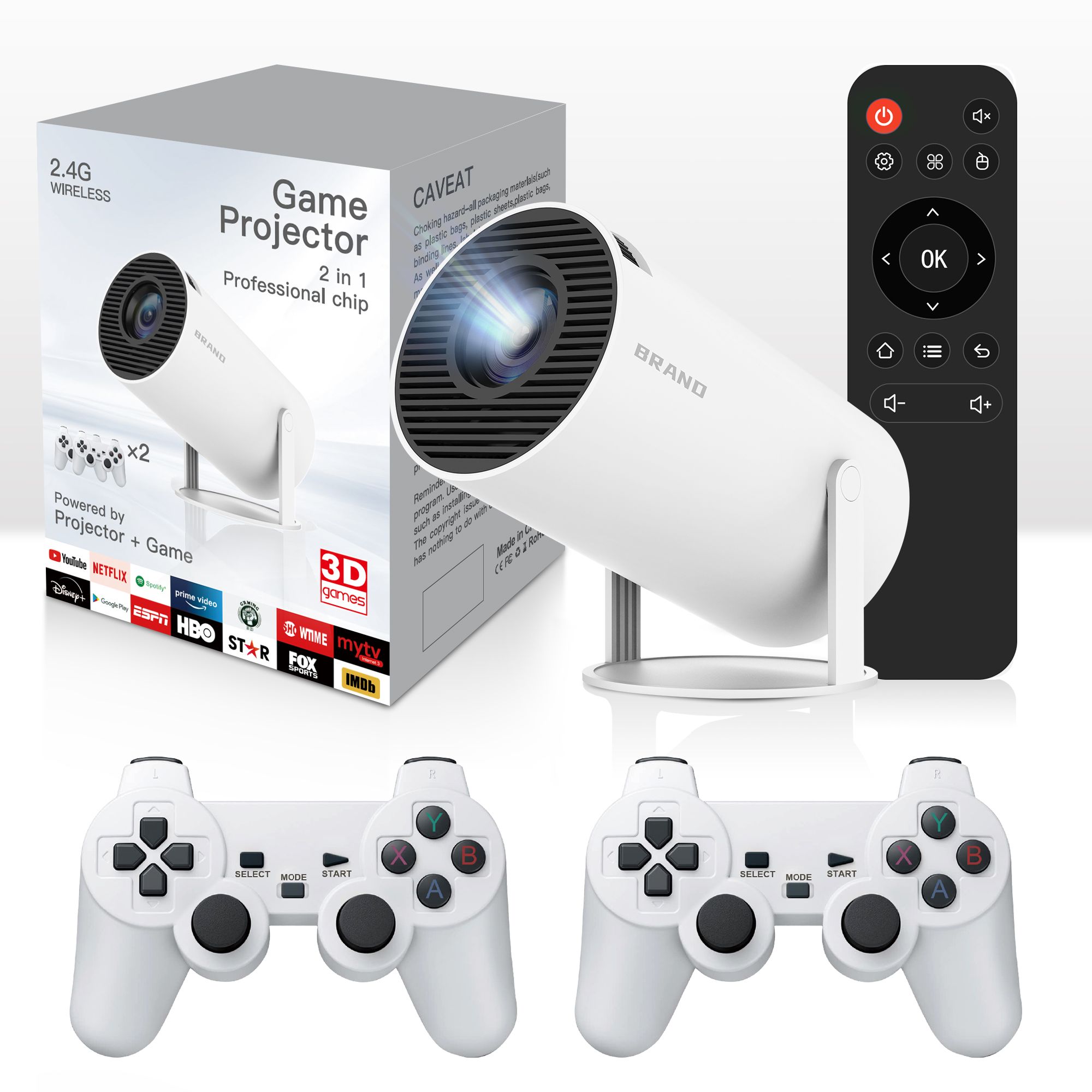 SYTA M300Max Projector & Game Console portable Home Video Games Android 11 Smart Projector