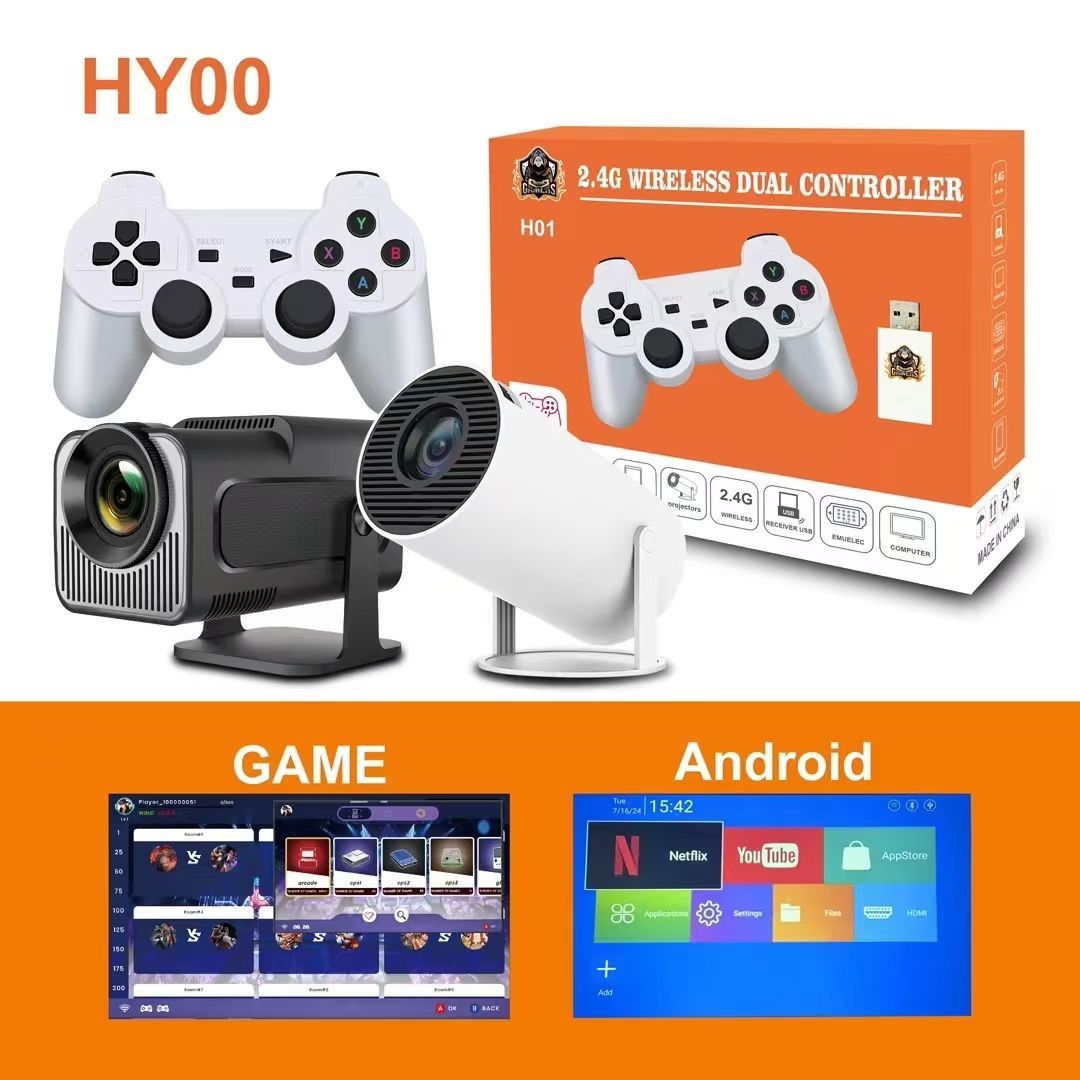 SYTA New Game Console HY00 P2 Wireless Handle with 64GB Over 20000+ games For Projector&Set Top Box