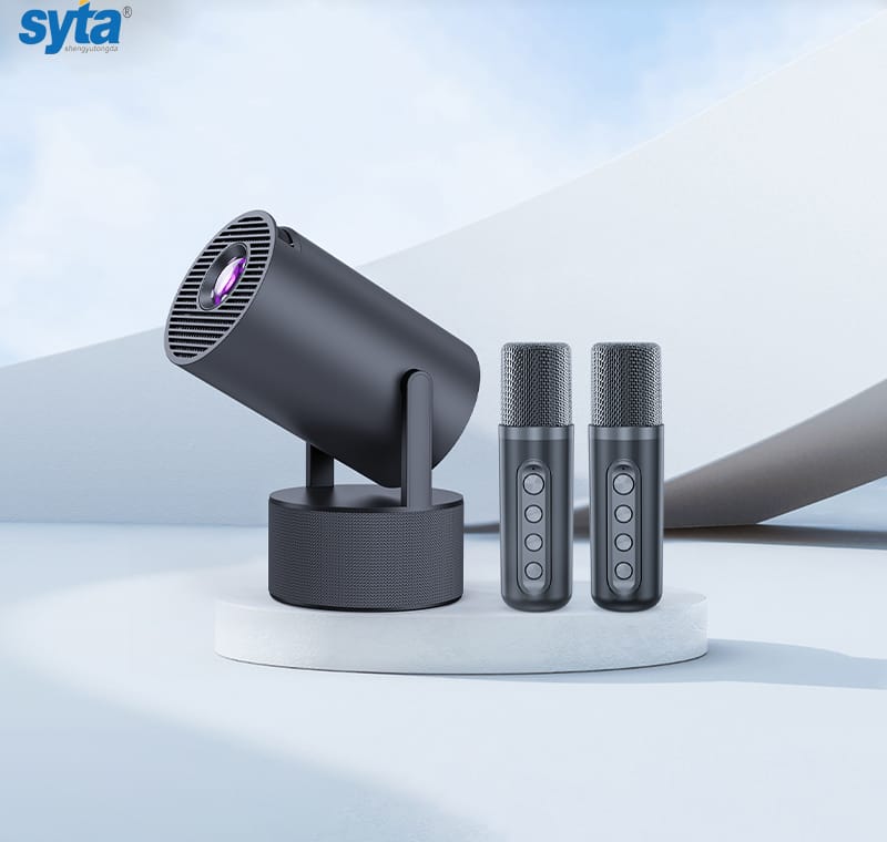 SYTA HY300 Pro Ktv Smart mini android Projector Quad Core Android 11 160ansi WIFI6 LCD Video Full HD Home Theater Projector