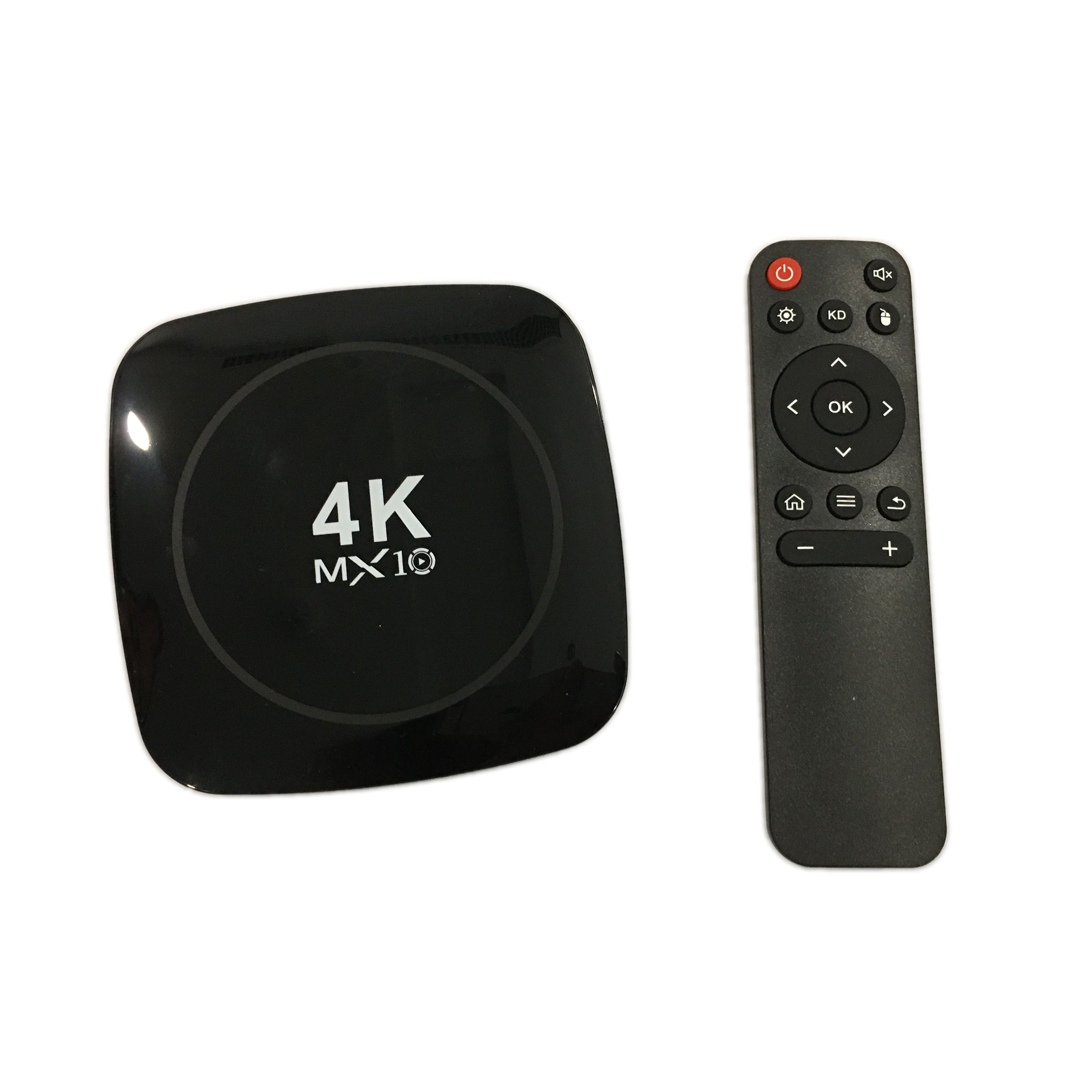 SYTA 2024 New Android TV Decoder MX10 4K Dual Wifi Amlogic S905L Android TV Box(1+8GB)
