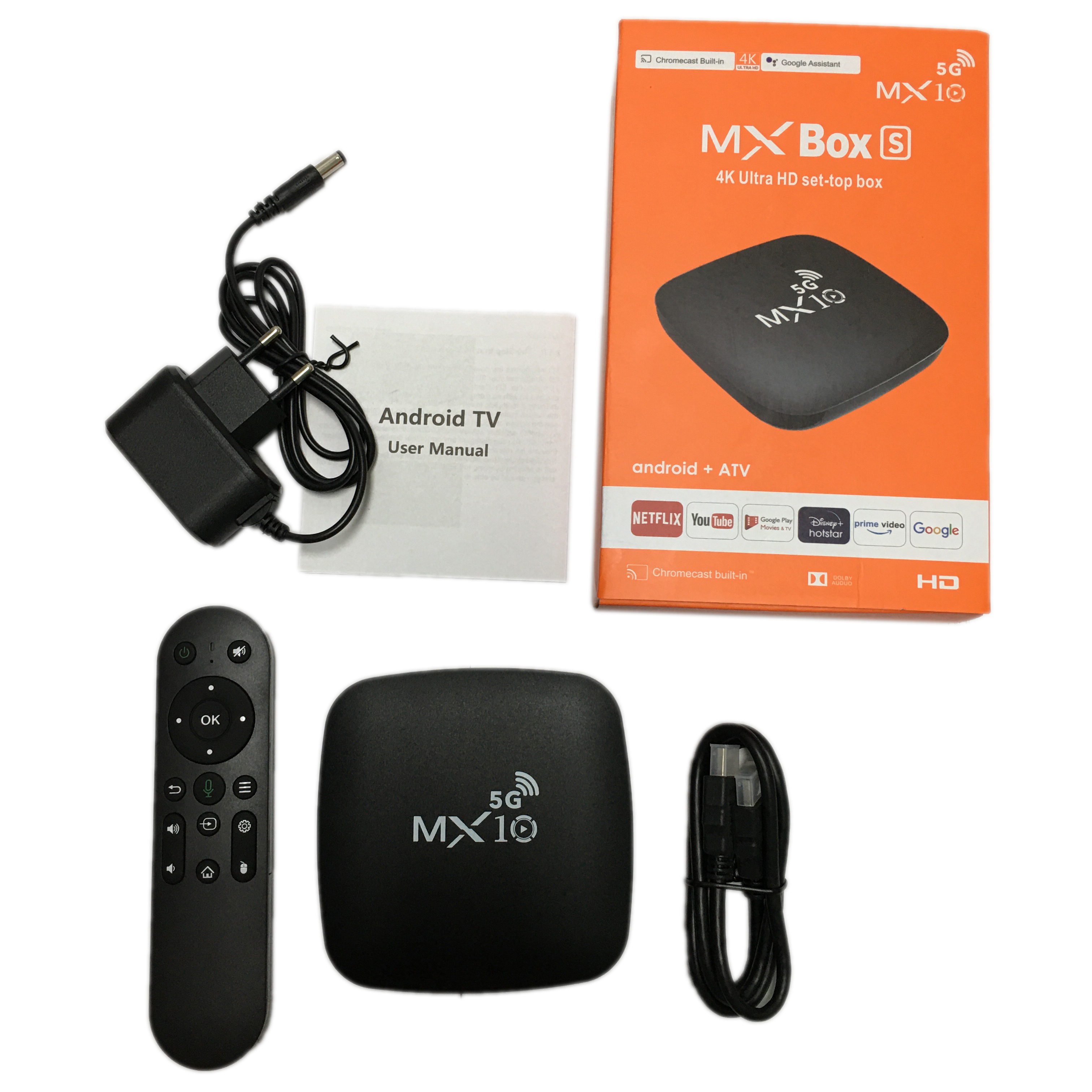 SYTA New Android TV Decoder MX10 5G Dual Wifi Amlogic S905L Android ...