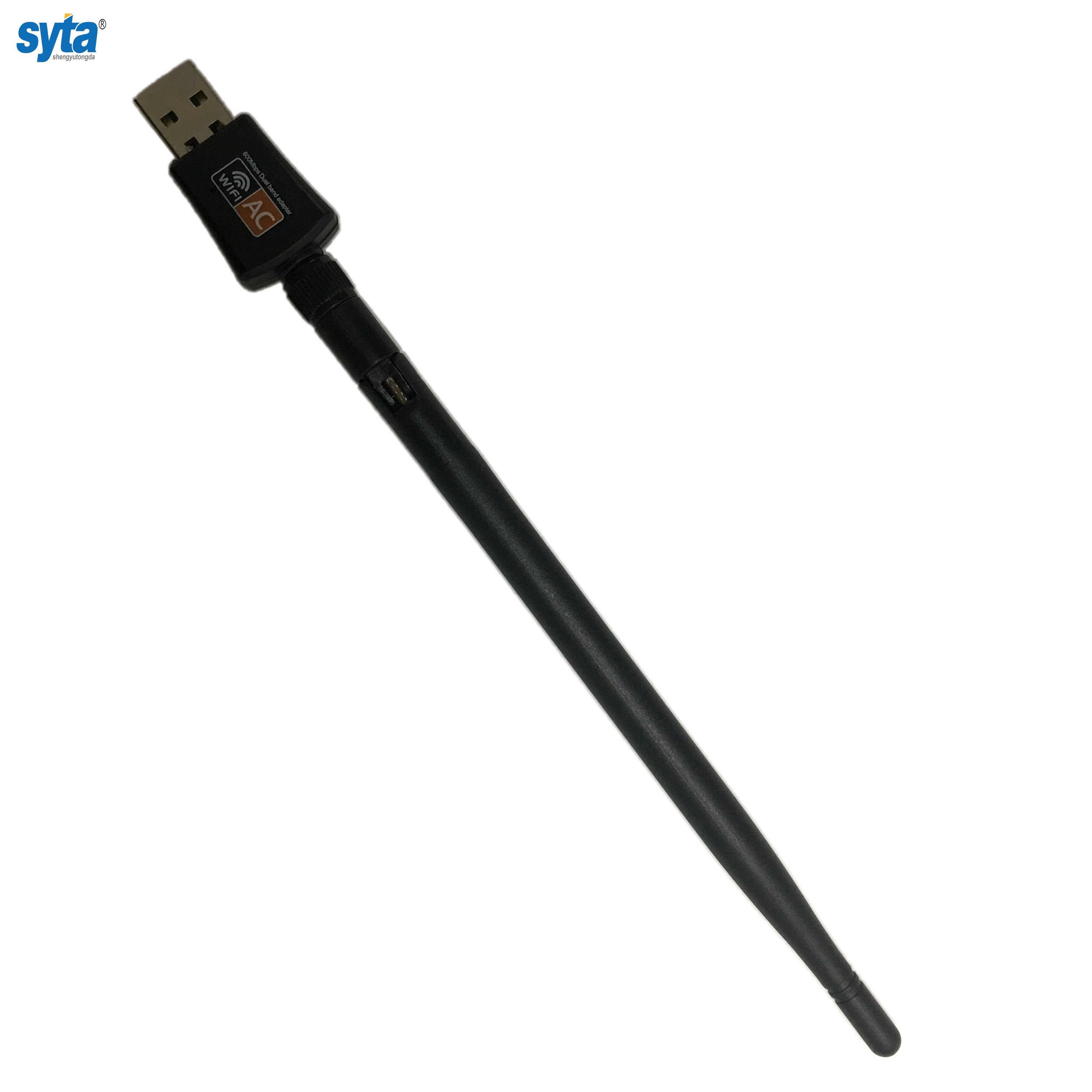 SYTA Hot USB Wifi Dongle 600Mbps Wireless Hockey Wifi Stick For DVB S/T/C Receiver