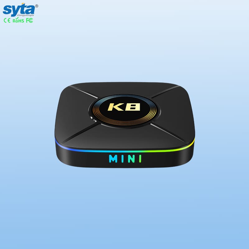 SYTA HK1 K8mini RGB Android TV Box Android 14 Dual WiFi6 RK3518 BT5.0 2GB 16GB/32GB 4K Smart TV Box