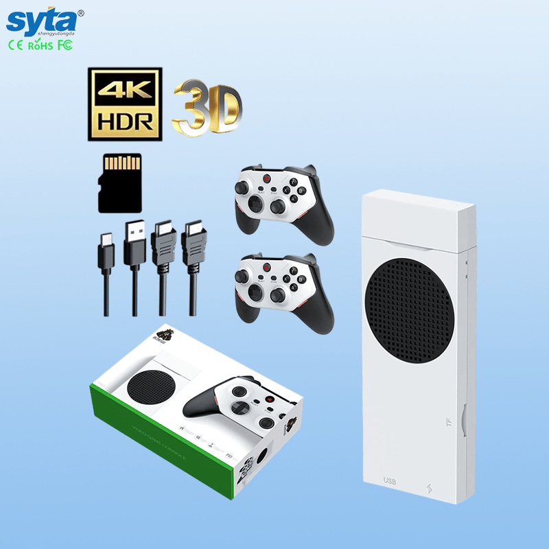 SYTA M15 MINI Video Game Console Support 30 Simulators Games with 2 Wireless Controlles Support PS2,PSP Games