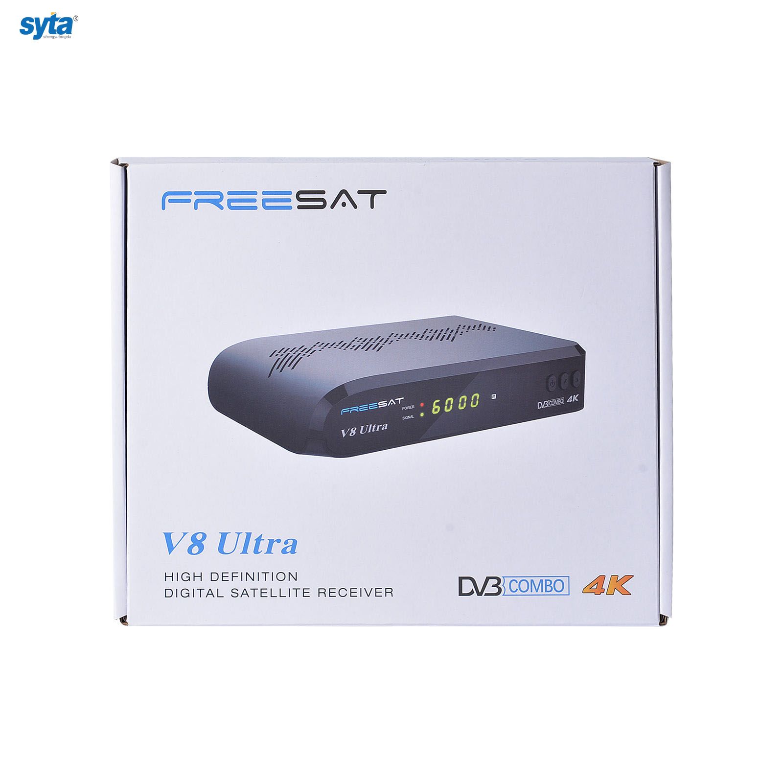 SYTA FREESAT V8 ULTRA 4K Digital Satellite Receiver DVB-S2+T/T2/ISDB-T/Cable(J.83A/C)/ATSC-C(J.83B) Combo Set Top Box