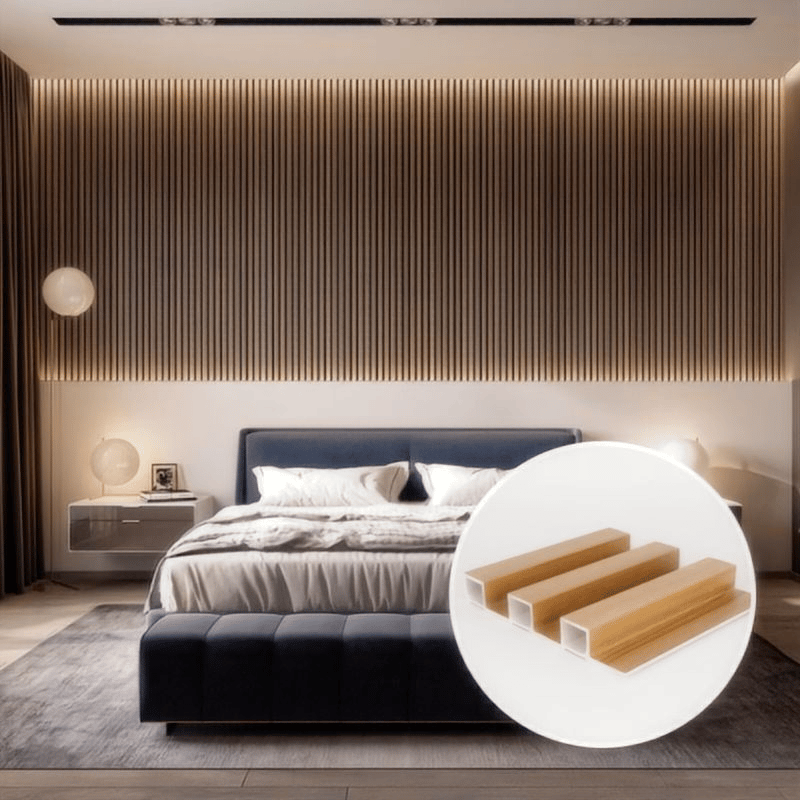 SYTA WPC Wall Panel Indoor Interior Wood 3D Wall Panel Waterproof Environmental Friendly Material