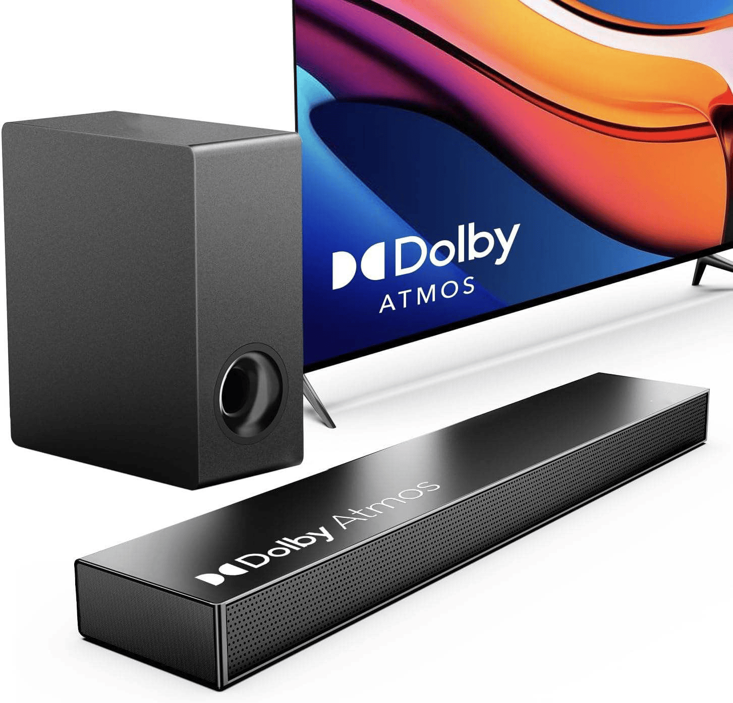 SYTA Mini Smart Soundbar SL3100 with Dolby Atmos 3D Subwoofer Wireless 3.1CH for Home Theater System 