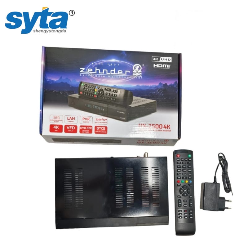 SYTAHX-25000 4K Satellite Tv Box Hevc H.265 Ali2661 Chipset Support Iks Set Top Box TV Decoder