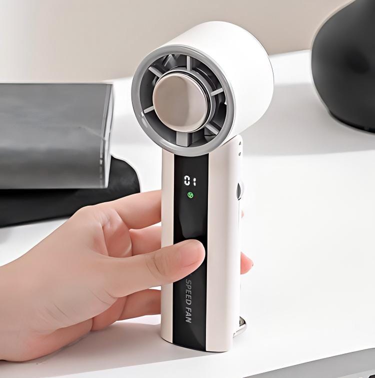 SYTA Portable Mini Fan HL005 Air Cooler Fan Small Desktop Handheld Fan Rechargeable Portable USB Fan