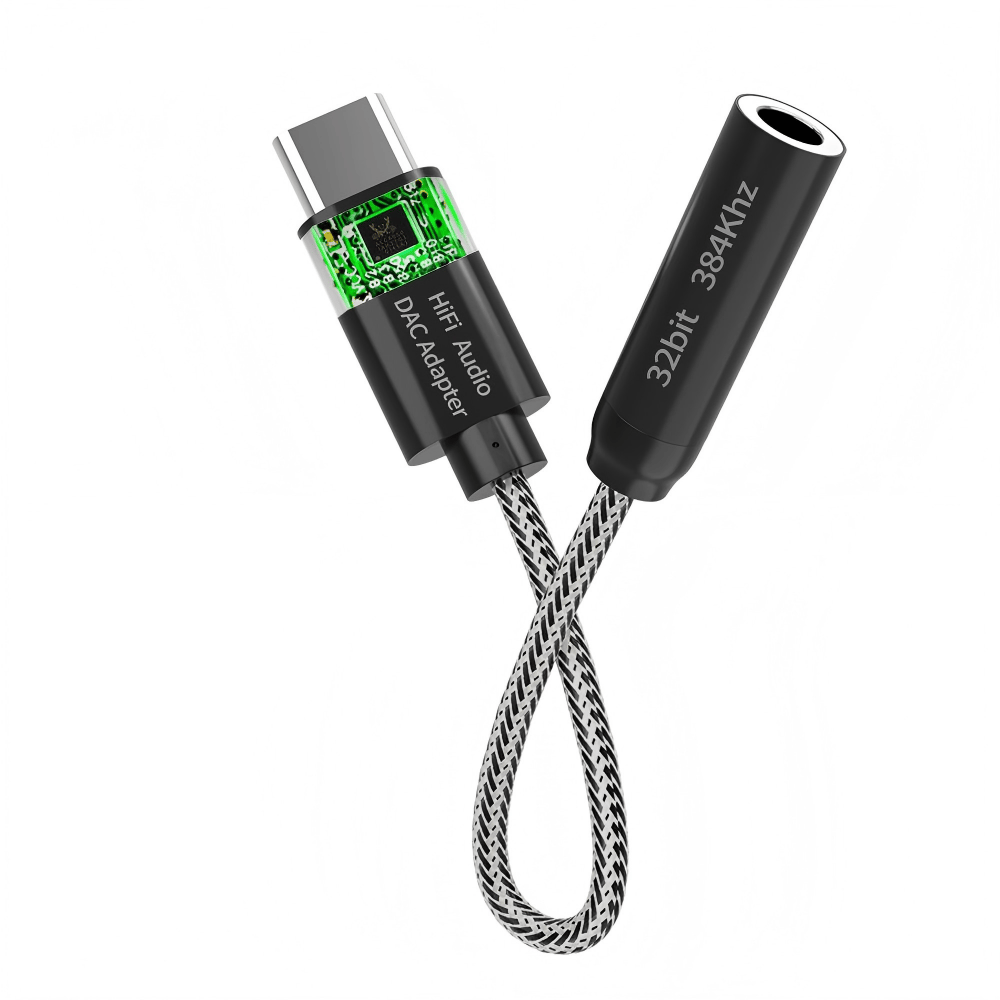 SYTA New Nylon Braid Tpye C to 3.5mm Female Earphonp jack audio adapter cable