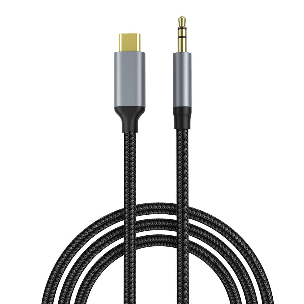 SYTA New 3.5mm TRS to USB-C Adapter Cable Built-in DAC&ADC, Braided Anti-Interference, Dual Audio Mic Support for Headphones