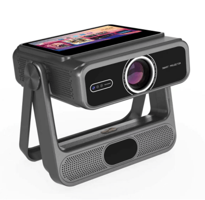 SYTA Hot K1 Pro Portable Projector 1080p 450Ansi Lumens Dual Screen with HIFI Speaker Android 12 Auto Focus Smart Projector