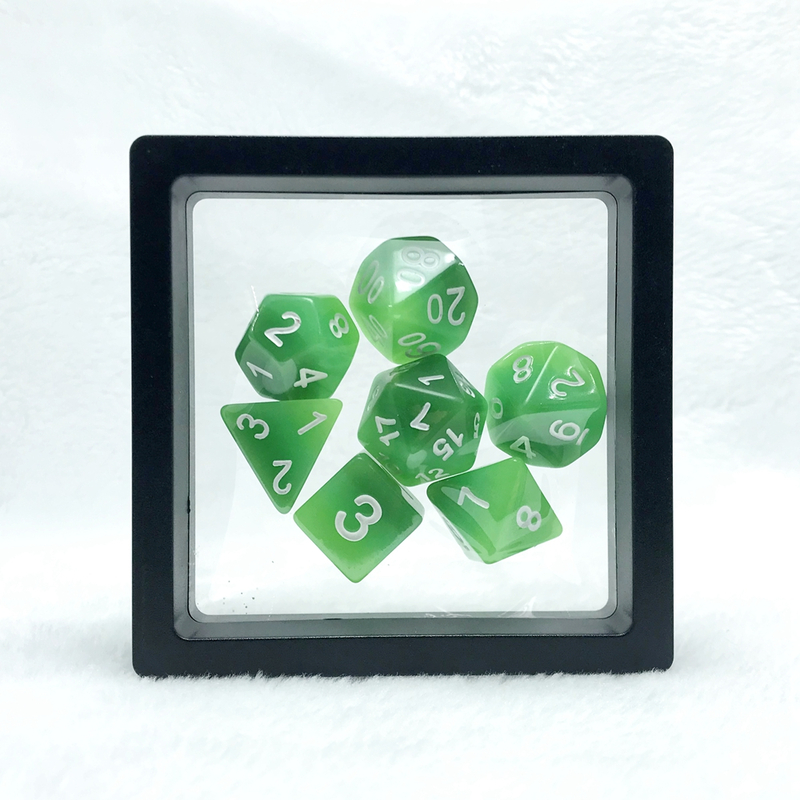 Green gradient three-layer glow-in-the-dark