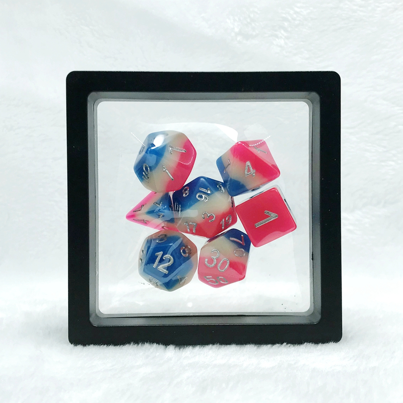 Red, white, and blue three-layer glow-in-the-dark