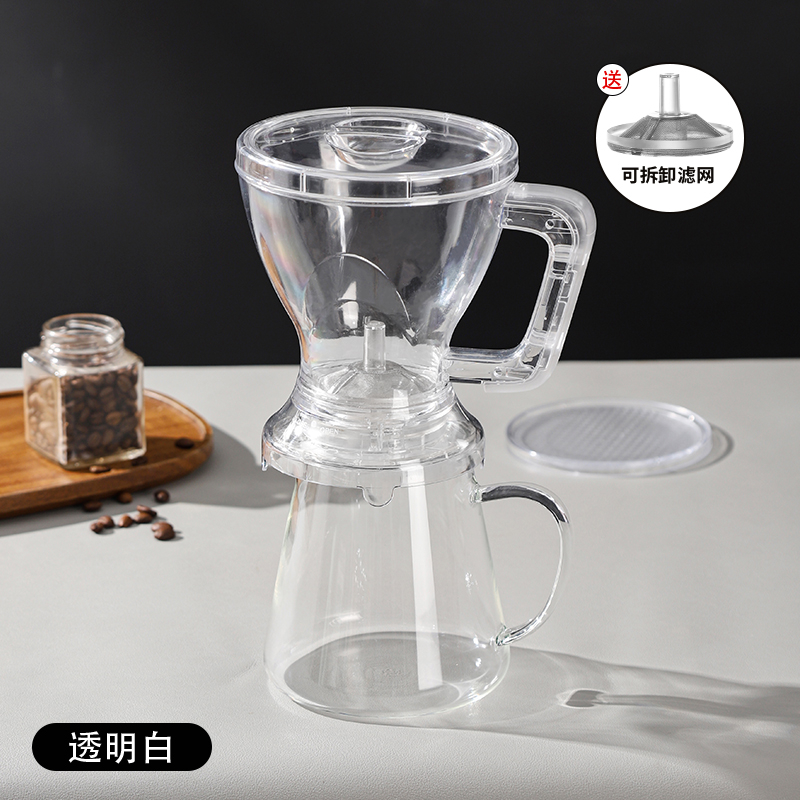 Upgraded Clear Pour-over Coffee Dripper & Heat-Resistant Fair Cup Set