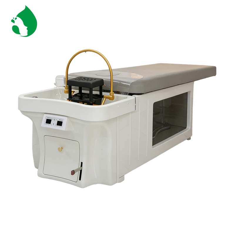 YIMEI Modern Multifunctional Head Spa Shampoo Bed Freely Switched Between Shampoo Bed & Massage Bed With Water Heater