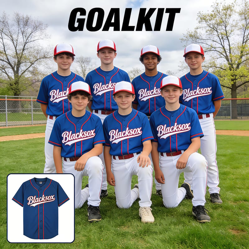 Custom Royal Blue Team Baseball Jersey
