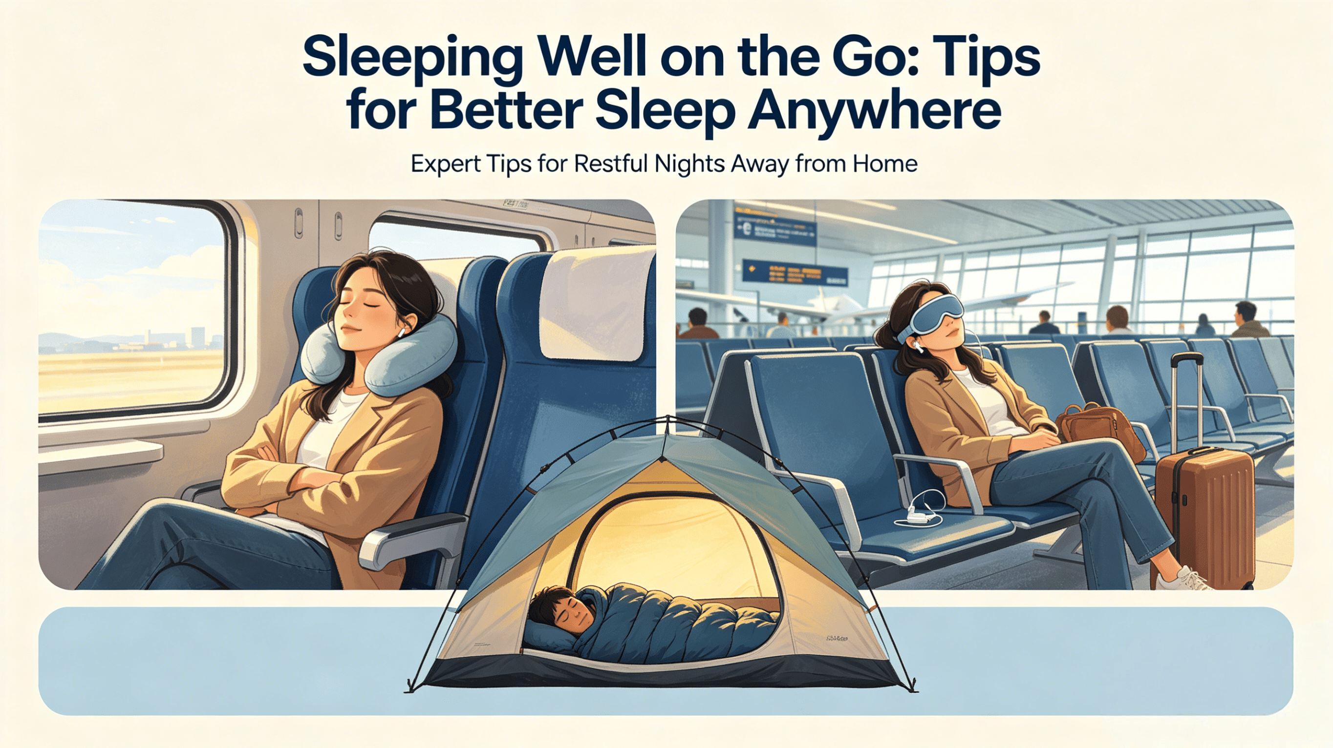 Sleeping Well on the Go: Tips for Better Sleep Anywhere