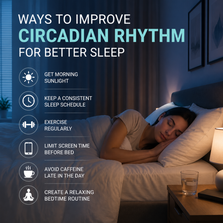 Ways to Improve Circadian Rhythm for Better Sleep