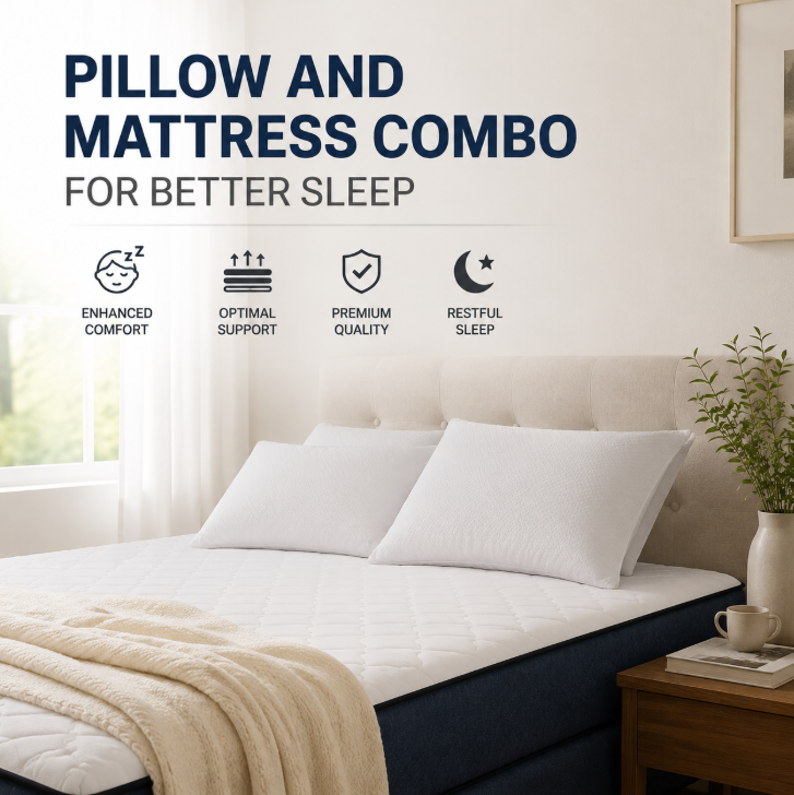 Pillow and Mattress Combo for Better Sleep