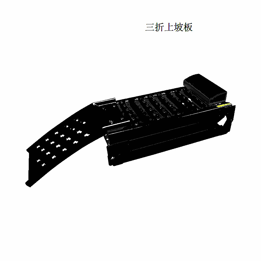 Cross-Border E-Commerce Specializes in Motorcycle Atv Uphill Board Portable 70% off Bridge Board Foldable Steel Ramp