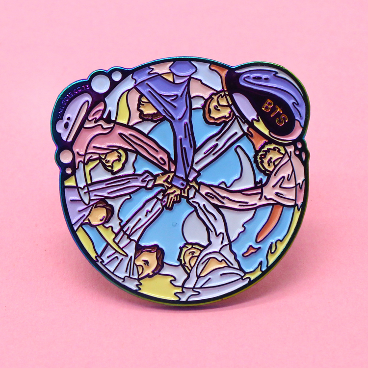 Custom Soft Enamel Pins- Dyed Plating