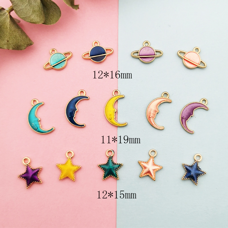 Moon, Star and Planet Charm/Pendant