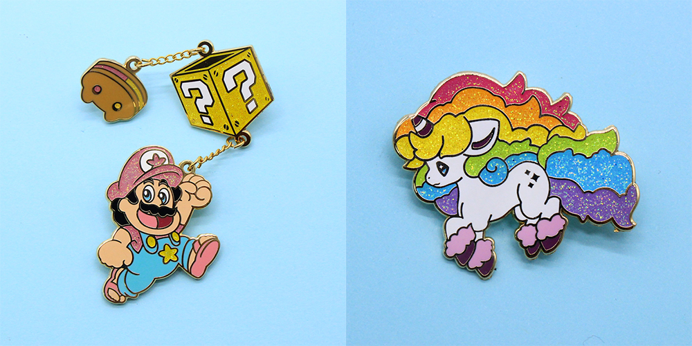 Enamel Pins With Glitter( All about glitter)