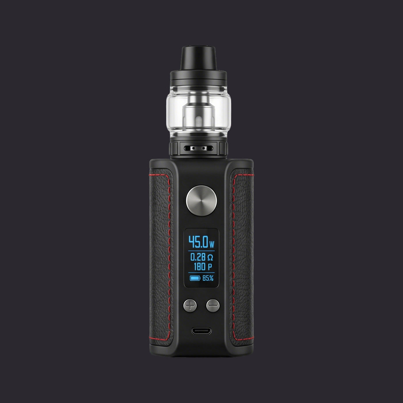 Leather Textured Box Mod Vape Kit