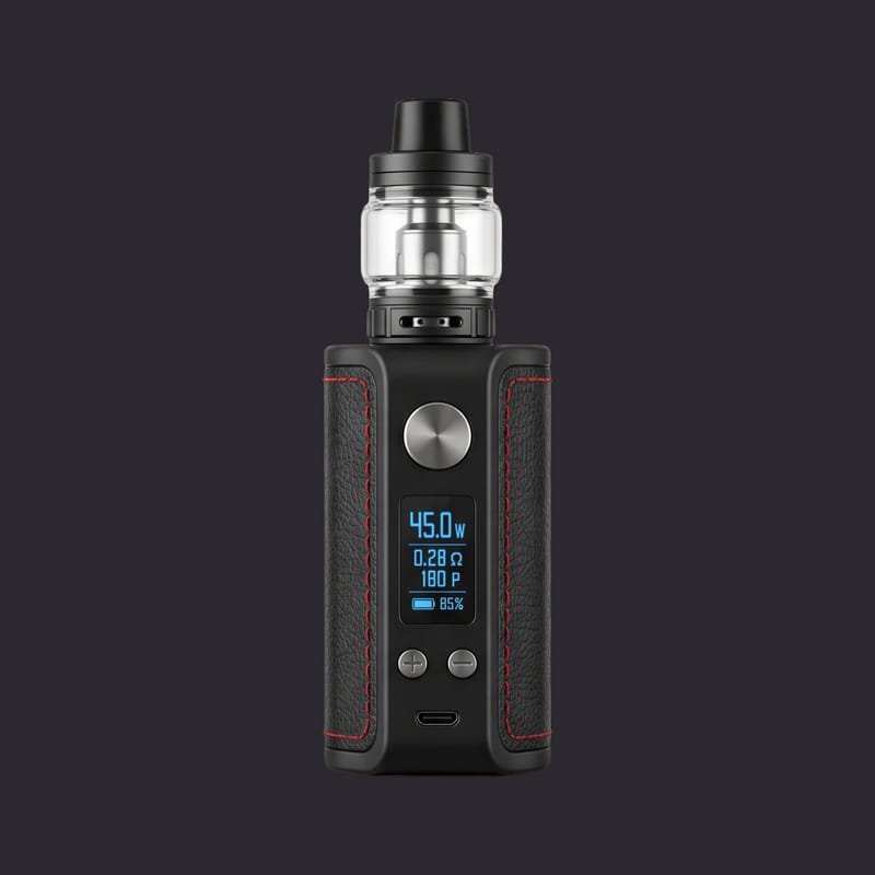 Leather Textured Box Mod Vape Kit