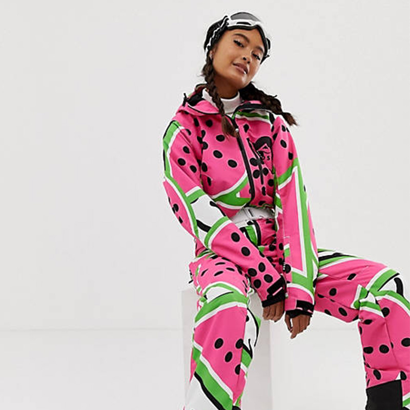 Fashion One Piece Snow Suit Ski Suit-0896