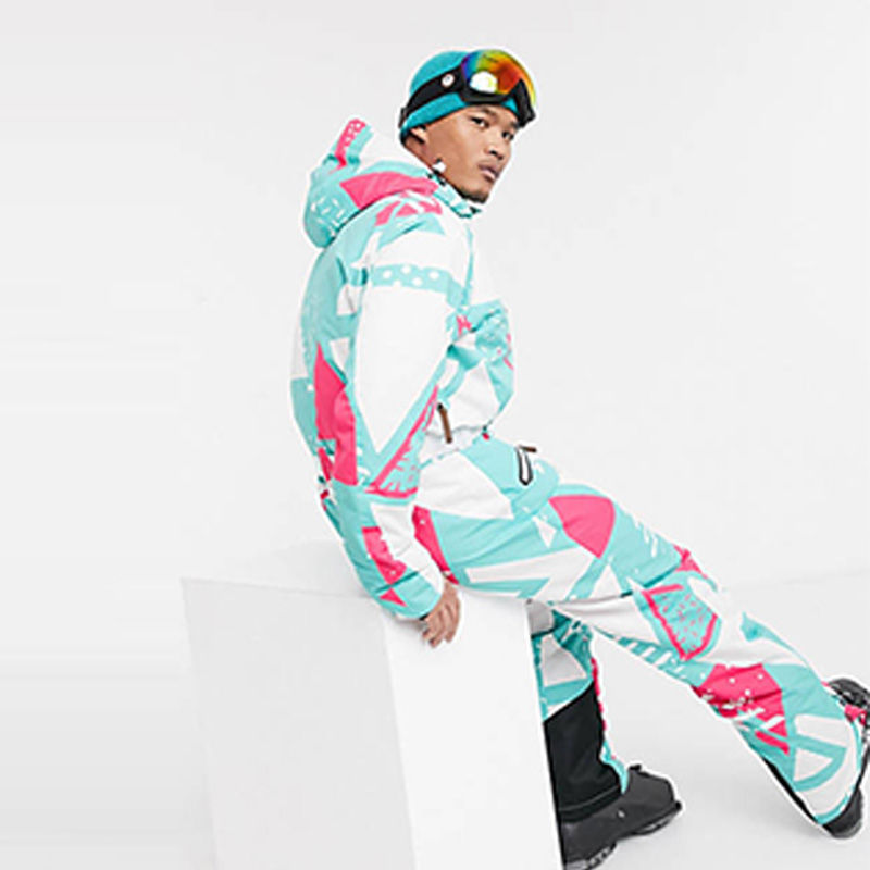 Fashion One Piece Snow Suit Ski Suit-0897
