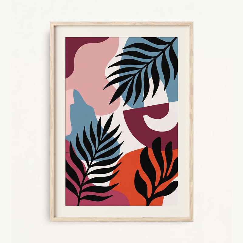 Tropical Color‑Block Foliage