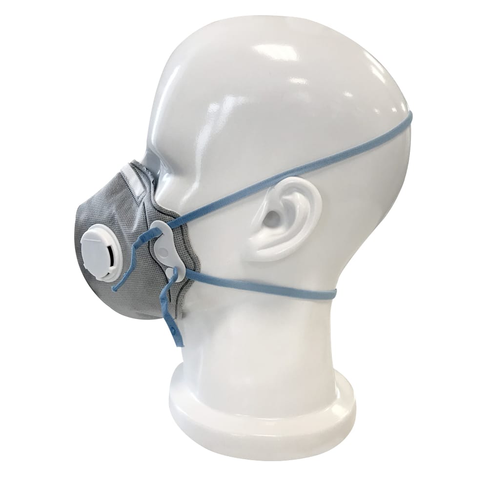 P385 P95 Flat Fold Mask With Valve and Active Carbon High affiliation