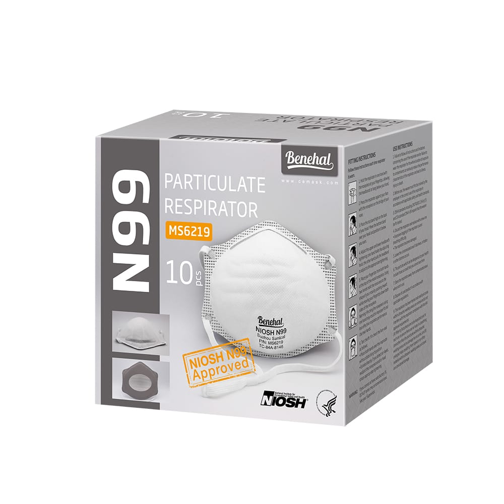 MS6219 N99 PARTICULATE RESPIRATOR HIGH QUALITY COMFORTABLE